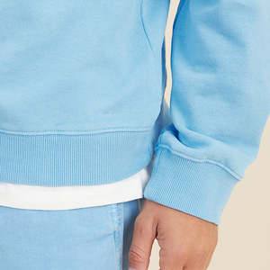 Sudadera de algodón orgánico 2023 hecha a medida 100%, diseño liso de alta calidad para invierno, recién llegado directamente desde Pakistán - Product Image 3