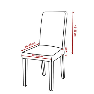 Bon prix Housse de chaise Z pour salon Monoblock Housse de chaise épaisse Housse de chaise en tissu directement de l'usine au Vietnam pour la protection des meubles - Product Image 2
