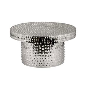 Vaisselle Décoration Nickel Plaqué Finition Gâteau Serveur Stand Cérémonie De Mariage Fête Célébration Gâteau En Métal Support De Service - Product Image 1