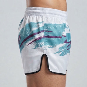 Schnelltrocknende KASHI FIGHT GEAR Muay Thai Shorts aus Leichtem Polyester/Nylon-Gewebe, Atmungsaktiv & Anpassbar für Fitnesstraining - Product Image 4