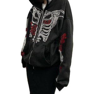 Sudadera Personalizada al por Mayor con Letras y Logotipos de Pedrería, Sudadera de Cristal Personalizada Hecha en Pakistán - Product Image 4