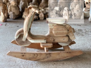 Folk Art Style <b>Animal</b> Theme Through-<b>Carved</b> Driftwood Statue Sculpture Handcrafted <b>Wood</b> Artwork Custom Size Thai Origin - Product Image 3