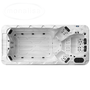 4,8 metros Swim <span class=keywords><strong>Spa</strong></span> Whirlpool Bañera de hidromasaje Acrílico Contenedor independiente Piscinas Masaje bañera de hidromasaje Acrílico <span class=keywords><strong>Spa</strong></span> al aire libre - Product Image 5