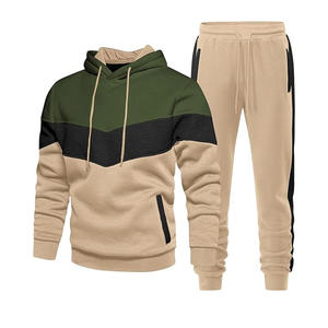 2025 hombres Sudadera con capucha chándal 2 piezas conjunto Atlético Casual Sudadera con capucha y Joggers conjunto chándal trajes - Product Image 2