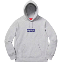 Hoodie Pria Musim Dingin Biru Langit Regular Fit 100% Katun Fleece 340g Bordir Logo Kantong Kanguru Tali Serut Premium Cepat Kering