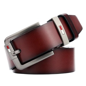 Ceinture en cuir pour hommes Dernière collection de ceintures en cuir véritable du Pakistan avec service OEM - Product Image 2