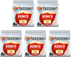 Cápsulas de Café Tassimo Kenco Flat White x8 (Paquete de 5, Total 40 Bebidas) - Product Image 3