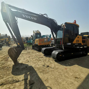 Excavatrice sur chenilles hydraulique Volvo EC150 d'occasion <span class=keywords><strong>15T</strong></span>, machine de terrassement en bon état, équipement de terrassement, vente chaude - Product Image 1