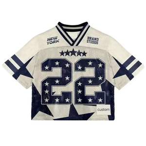 2025 último diseño sublimación uniformes de desgaste de fútbol americano totalmente personalización bordado camisetas de fútbol americano - Product Image 3