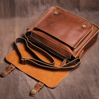 Sac à bandoulière personnalisé en cuir véritable imperméable avec fermeture éclair réutilisable grande capacité pour femmes