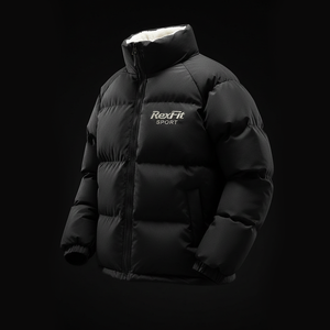 RexFit Sport Mens & Women's Winter Puffer Jacket High-Quality Outdoor <b>Down</b> Coat with Embroidery Logo - Product Image 4
