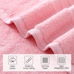 Luxury <b>Bath</b> <b>Towel</b> <b>Set</b> of 8-Pieces 100% Cotton 600 GSM Highly Absorbent Quick-Dry Bathroom <b>Towels</b> <b>Set</b> of 8-Pieces - Product Image 5