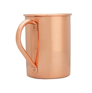 Hot Selling Wholesale Bulk Bar Ware Moscow Mule Copper <b>Large</b> Drinking <b>Mugs</b> Classic Design Plain Jug For Drink Ware Handmade - Product Image 3