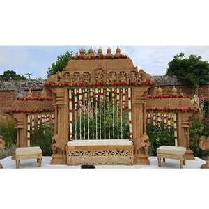 Mandapam de Boda del Sur de la India, Mandapam de Madera Personalizable para Interiores/Exteriores, Mandapam Tamil de Última Tendencia en Suiza - Product Image 1