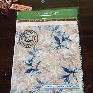 Tissu en toile léger 120 GSM pour impression numérique, anti-boulochage, largeur 57/58 pouces, unisexe, pour chemises - Product Image 1