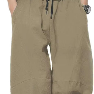 Pantalon Homme en Coton Léger Sur Mesure de Qualité Supérieure, Coupe Droite, Séchage Rapide, Taille Moyenne, Idéal pour les Activités Décontractées et Extérieures, Designs OEM - Product Image 1
