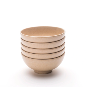 Venta caliente personalizado redondo arroz cáscara tazón grado alimenticio juegos de vajilla ingredientes reciclables destinatario - Product Image 1