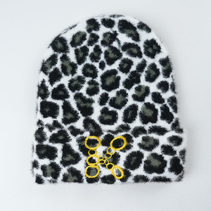 Gorro de punto acanalado, cálido, suave y acogedor, forrado de lana, ajustable, elegante, para exteriores, para clima frío - Product Image 3