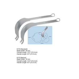 Retractores Acetabulares Modificados de Doble Punta con Puntas Centrales, Juego de Instrumentos Ortopédicos, Instrumentos Quirúrgicos Manuales - Product Image 3