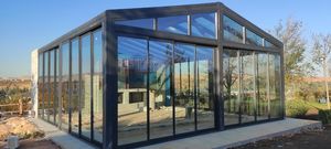 Acrylic Large Eco-Friendly Modern Wall Mount <b>Roof</b> Awning Porch <b>Canopy</b> Outdoor Patio Sunshade Rain Cover Snap-On for Garden Entry - Product Image 2