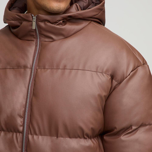 Chaqueta de Invierno para Hombre, Chaqueta Acolchada Ligera, Informal, con Cuello Alto, Color Personalizado - Product Image 4