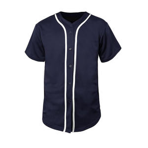 Maillot de baseball unisexe sublimé personnalisé de qualité supérieure grande taille chemise de sport à impression numérique respirante à séchage rapide en gros - Product Image 1