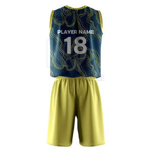 Tenue de volley-ball personnalisée avec logo, haute qualité, prête pour la performance, maillot et short anti-humidité pour terrain intérieur et extérieur - Product Image 2