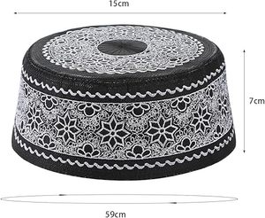 Hot Sale Customized Colors Embroidery Print Stylish Round Muslim Prayer <b>Cap</b> Eco-Friendly Breathable All Seasons for <b>Men</b> - Product Image 2
