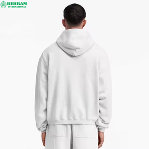 Sweat-shirts à capuche zippés unisexes personnalisés en gros, grammage lourd, 100% coton molletonné/éponge française, séchage rapide, respirant, teint uni - Product Image 4