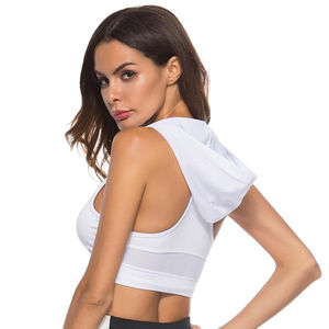 Soutien-gorge de sport pour femmes, tissu extensible doux et respirant avec logo frontal, conçu pour un confort maximal, yoga, course à pied, jogging, salle de sport, exercice - Product Image 2