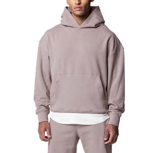 Heavyweight Fleece Zipper Hoodie Boxy Oversized Pullover Regular Fit Unisex Winter Streetwear Sudadera - Product Image 3