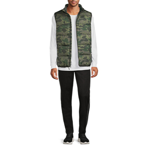 2024 hommes confortable gilet bouffant personnalisé en gros pas cher prix col montant mince manteau d'hiver - Product Image 4