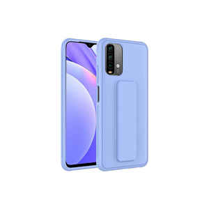 Funda Protectora con Soporte TUVA Qstand, Funda de Silicona Premium Resistente a Golpes, Color Lila para Poco M5S 14 Plus Tecno Spark Go, con Recubrimiento - Product Image 1