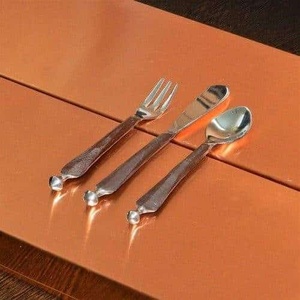 Hotel Kitchen <b>Tabletop</b> Decorative Steel Flatware Sets Dinnerware <b>mirrored</b> Cutlery Royal Look Hotel Catering Usage - Product Image 4