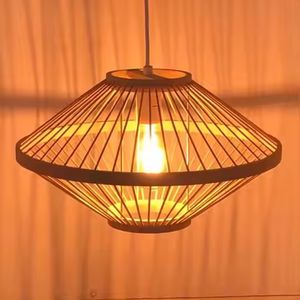 Lámpara de pared de ratán hecha a mano minimalista moderna lámpara de pared de bambú tradicional para decoración interior del hogar hecha en Vietnam OEM - Product Image 2