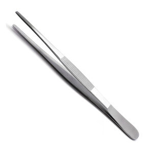 Pince à pansement pour pouce JIYO SURGICAL CO, 14 cm, à pointe dentelée, en acier inoxydable, modèle TD-7093, certifiée CE - Product Image 1