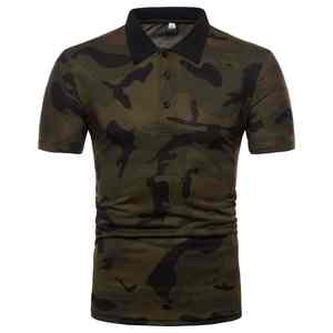 Camiseta de Manga Corta Premium para Hombre, Corte Ajustado, Impresión Digital, Tejido Ecológico, Transpirable, de Secado Rápido, a la Moda - Product Image 1