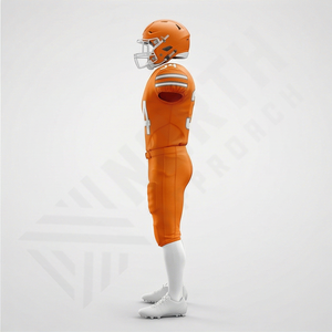 Uniforme de football américain personnalisé, maillot élégant à manches longues, entièrement personnalisable, broderie, impression numérique, taille plus - Product Image 3