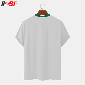 2023 T-shirts imprimés personnalisés pour hommes T-shirts unis de haute qualité avec la dernière conception - Product Image 2