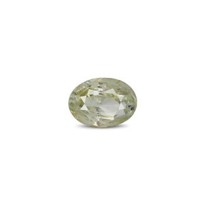 Zafiro Bicolor Natural de Corte Ovalado de 6.78 Quilates (Pitambari) - Gema Suelta de 8mm - Product Image 1