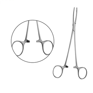 Instrumento quirúrgico cardiovascular L Abrazadera 9 fórceps Abrazaderas vasculares de acero inoxidable torácicas quirúrgicas - Product Image 6