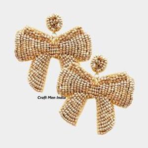 Pendientes de Perlas de Imitación Estilo Bohemia Cristiana Hechos a Mano, Coloridos, con Flores, para Mujer, Regalo Perfecto - Product Image 3