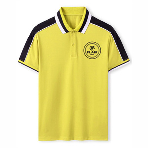 เสื้อยืดโปโลผ้าฝ้าย100% สำหรับผู้ชายขายดีผ้าคอตตอนสำหรับงานตามสั่งสีพื้นสไตล์ลำลองพิมพ์ลายน้ำหนัก180ก. - Product Image 6