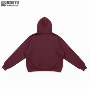 Luxe hommes délavés en détresse goutte épaule Baggy sweats à capuche surdimensionnés blanc personnalisé lavé poids lourd 450 gsm sweat à capuche - Product Image 6