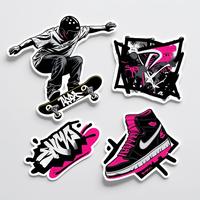 Stiker PVC Custom Die Cut Tahan Lama Tahan Cuaca Decal Kampanye Laptop Pelindung Ponsel Stiker Mobil Dukungan OEM ODM 3A Vietnam