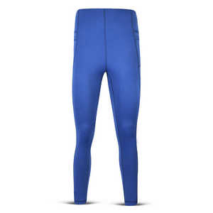 Leggings de poliéster sin costuras de cintura alta para gimnasio y correr, tejido de punto de secado rápido y transpirable para el verano, servicio OEM disponible - Product Image 3