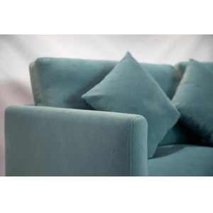 โซฟาโฟมกันไฟ3-Seater พร้อมกรอบไม้อัดไม้สนสปริงมีกระเป๋าส่งตรงจากโรงงานในโรงแรมทันสมัย - Product Image 4