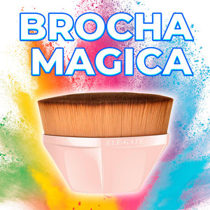 แปรงแต่งหน้าแบบแบนสำหรับรองพื้นชนิดน้ำ ด้ามไม้ ขนแปรงสังเคราะห์คุณภาพนุ่ม แปรงเดี่ยวสำหรับคอนทัวร์ใบหน้า - Product Image 5