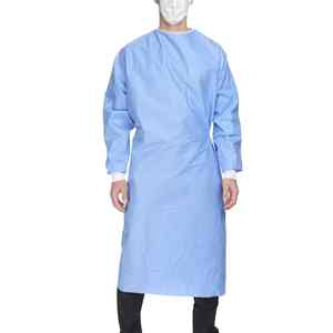 Bata Médica Desechable para Hospital |   Batas de Calidad Unisex para Médicos, Cirujanos y Enfermeras para Hospital |   Bata para Uniforme de Cirujano - Product Image 4