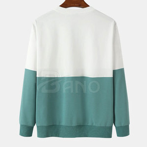 Sudadera de algodón 100% de alta calidad para hombre más vendida, en blanco personalizado con estampado sólido, alta transpirabilidad para la temporada de otoño - Product Image 2